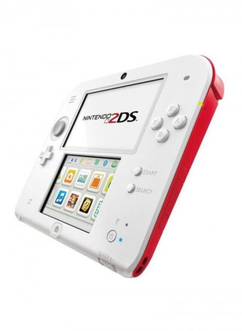2DS Console White/Red With New Super Mario Bros. 2