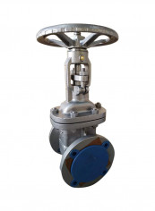 Carbon Steel Gate Valve DN125 CL150 Flanged Silver 5inch