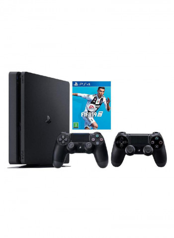 PlayStation 4 1TB Console With 2 DualShock 4 Controller And FIFA 19