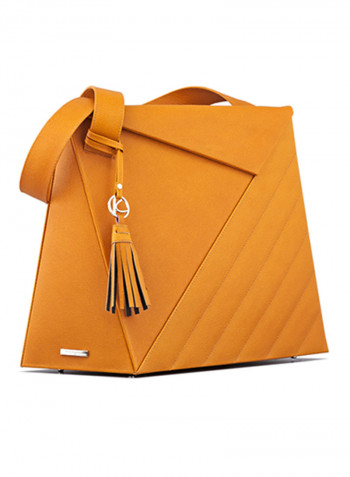 Rhetoric Italian Leather Hobo Bag Mustard Mustard