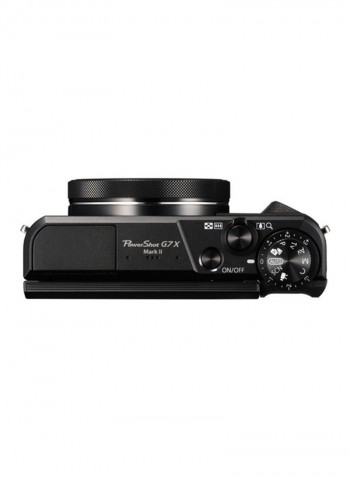 PowerShot G7 X Mark II Point And Shoot Camera 20.1MP 4.2x Zoom With Tilt Touchscreen, Built-In Wi-Fi And NFC Black