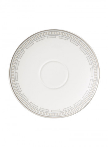 12-Piece La Classica Contura Tea Cup And Saucer Set White/Grey