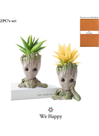 2-Piece Multi-Functional Groot Collectable Toy 14cm