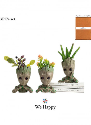 3-Piece Multi-Functional Groot Collectable Toy 14cm