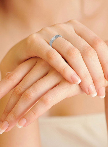 Platinum Textured Wedding Ring Platinum