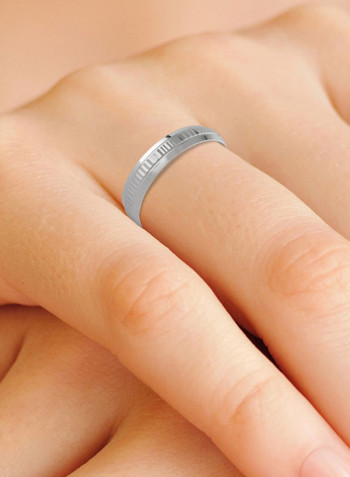 Platinum Textured Wedding Ring Platinum