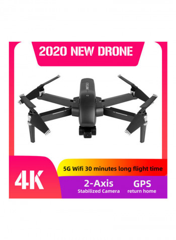 Wltoys Q868 GPS RC Drone with Camera 4K 2-axis Gimbal Brushless Motor 5G Wifi FPV Quadcopter Point of Interest Follow Mode 800m Control Distance 30mins Flight Time with 3 Battery 26*10*25.5cm