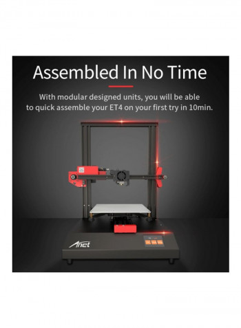 ET4 3D Printer Black/Red