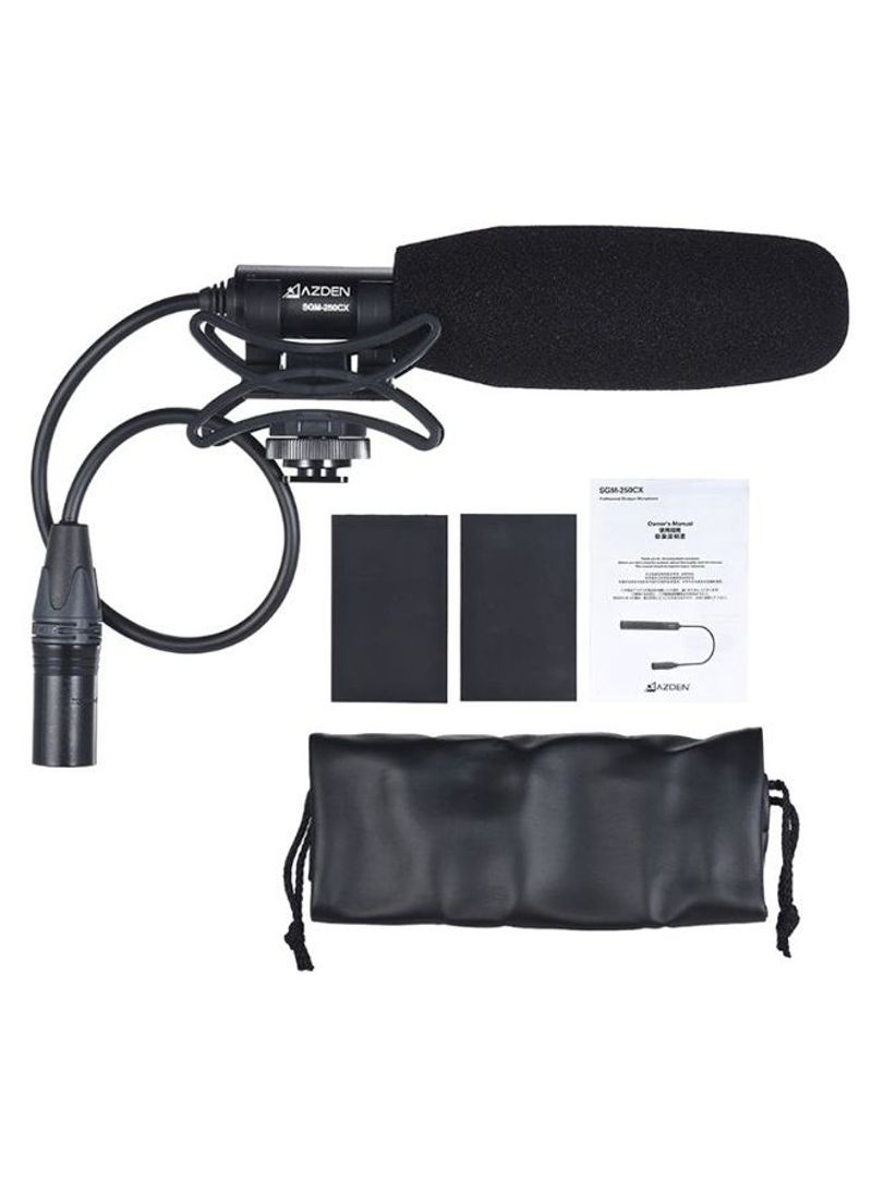 Professional Compact Cine Microphone Kit DD3669 Black