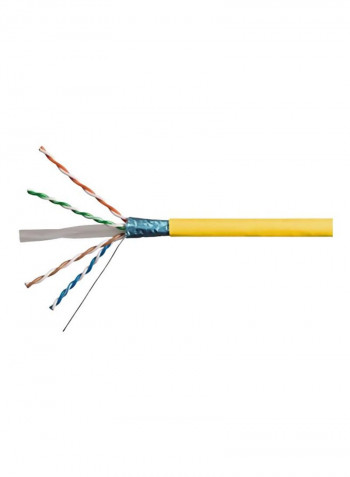 Cat5/5e Ethernet Bulk Cable 1000feet Yellow