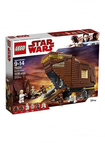 1239-Piece Star Wars: A New Hope Sandcrawler Building Toy