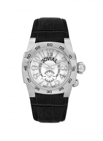 Men's Casual Leather Quartz Analog Wrist Watch 7211 GSLQ 11