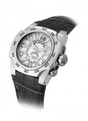 Men's Casual Leather Quartz Analog Wrist Watch 7211 GSLQ 11