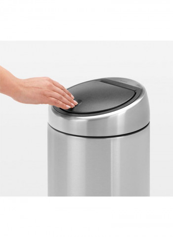Touch Bin Deluxe Silver