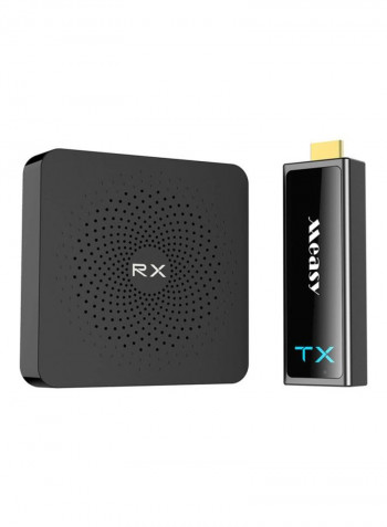 Wireless Audio Video Transmitter Black