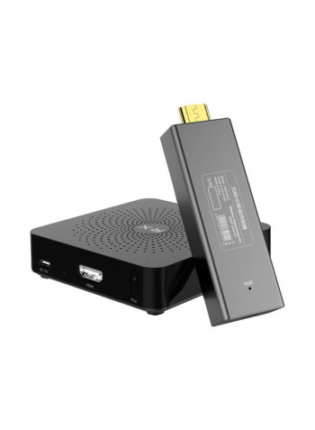 Wireless Audio Video Transmitter Black