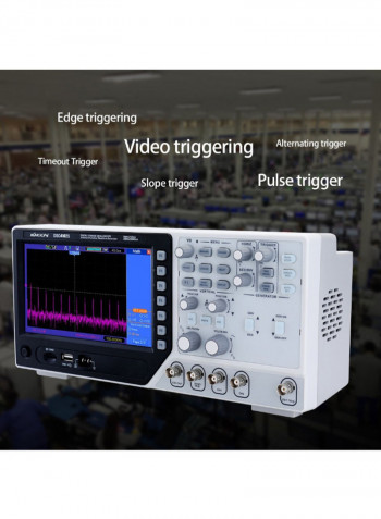 DSO4102S Desktop Mixed Signal Oscilloscope Tester Black/Grey 38.5 x 24 x 19.5centimeter