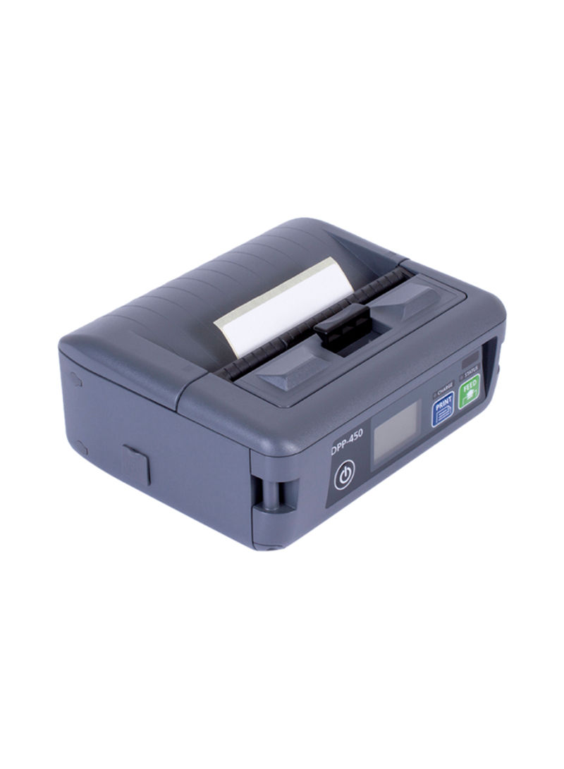 DPP-450 Portable Label Thermal Printer Bluetooth Windows, Android, iOS 157 x 138 x 67millimeter Grey