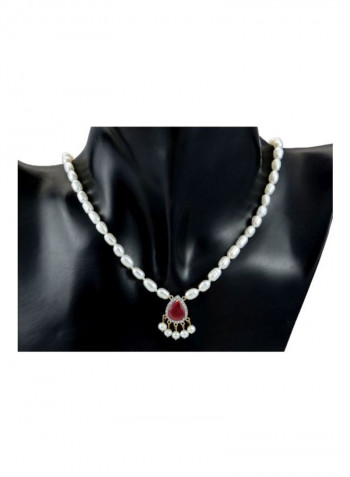 18 Karat Gold Royal Indian Diamonds Necklace