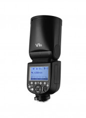 V1O Professional Camera Flash Speedlite Light Black