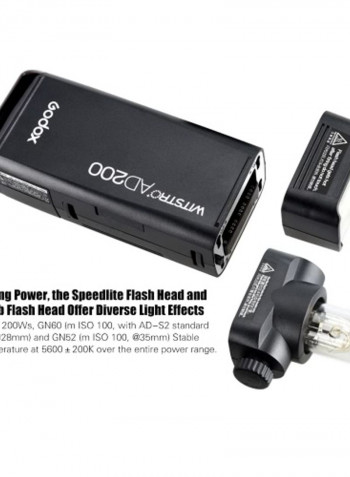 Portable Mini Pocket Flash Black