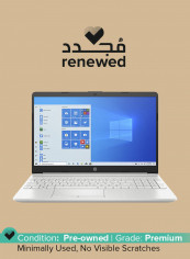 Renewed - Notebook 15s-fq1001nu Laptop With 15.6-Inch Display, Intel Core i3 Processor/10th Gen/4GB RAM/256GB SSD/4GB Intel UHD Graphics White