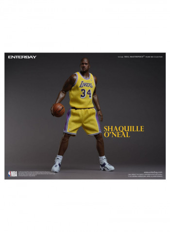 Los Angeles Lakers 34 Shaquille O'Neal Figure 14.5inch