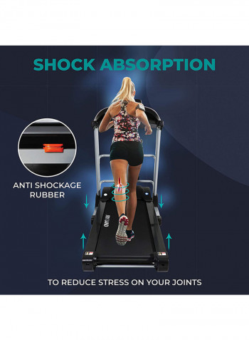 Motorized Treadmill With Auto Incline, Massager Belt And Bluetooth Speaker EM-1272 180x135.5x76cm