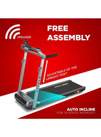 Edge T2 Motorised Treadmill With Auto Incline 90kg