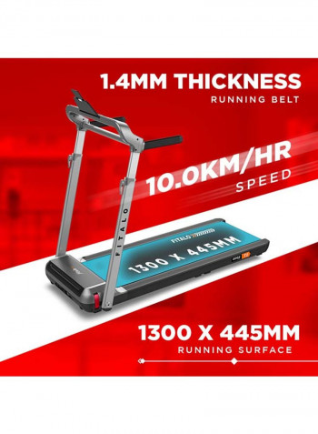 Edge T2 Motorised Treadmill With Auto Incline 90kg