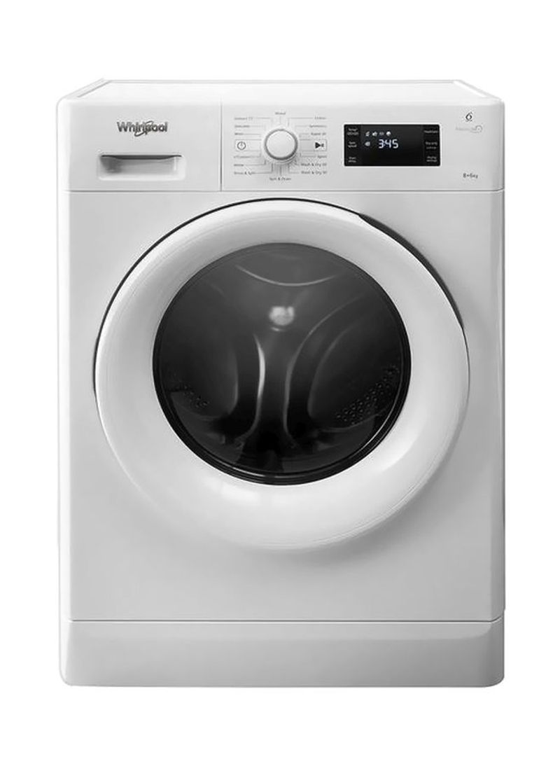 Front Loading Washing Machine With Dryer 8 kg FWDG86148W White/Black