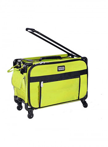Collapsible Sewing Machine Case Green/Black 19x10x13inch