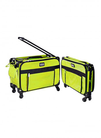 Collapsible Sewing Machine Case Green/Black 19x10x13inch