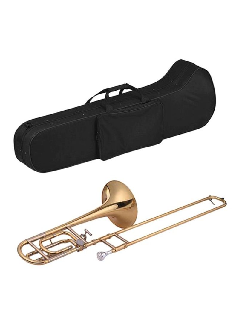 Flat Trombone With Carry Case