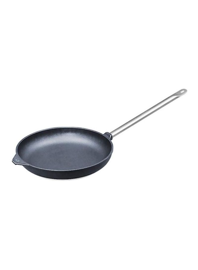 Stainless Steel Fry Pan Black/Silver 14inch