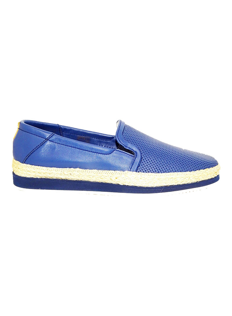 Men's Perforated Slip-On Shoes Navy