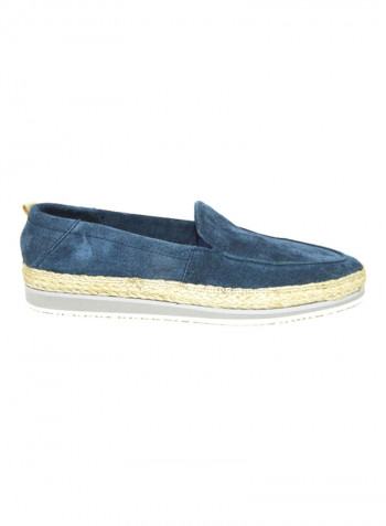 Denim Slip-On Espadrilles Denim