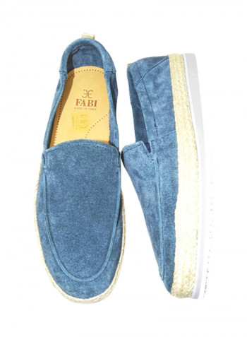 Denim Slip-On Espadrilles Denim