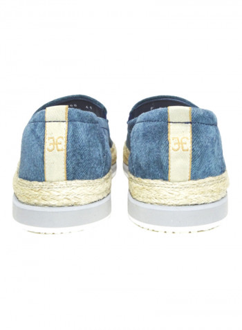 Denim Slip-On Espadrilles Denim