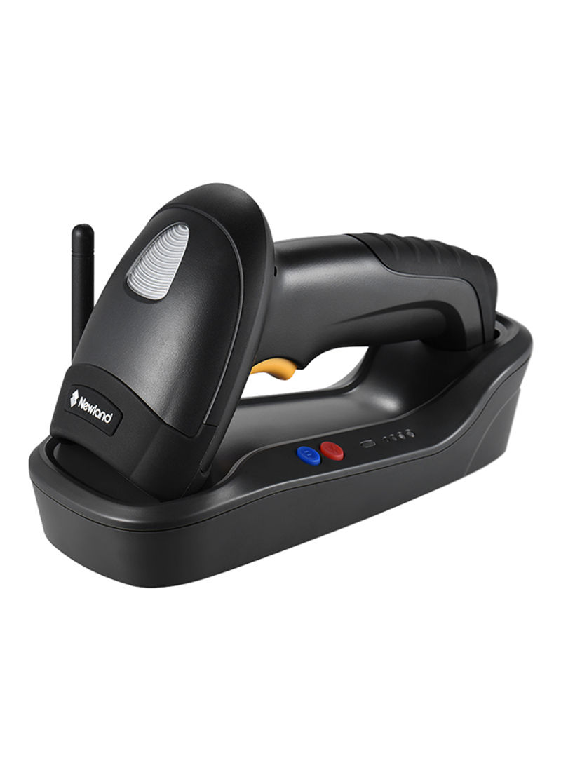 Barcode Scanner with Base USB Cable Black