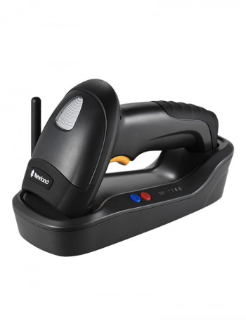 Barcode Scanner with Base USB Cable Black