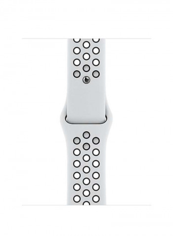 Watch Nike Series 6-40 mm (GPS + Cellular) Silver Aluminium Case with Nike Sport Band Pure Platinum/Black