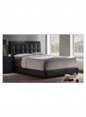 Lusso Tufted Bed Without Mattress Black 180 x 200centimeter
