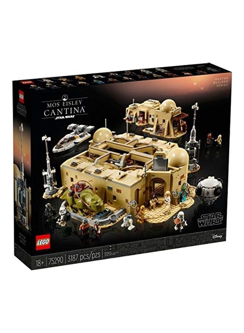 3187-Piece Star Wars Mos Eisley Cantina Master Builder Series Set