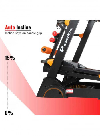 Fitness Semi-Auto Lubrication Motorized Treadmill 160x75.5x31cm