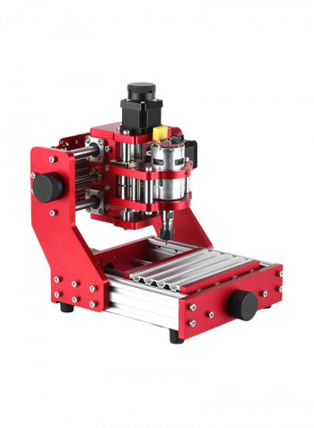 CNC Metal Engraving Milling Machine Red/Silver 44x18x25centimeter