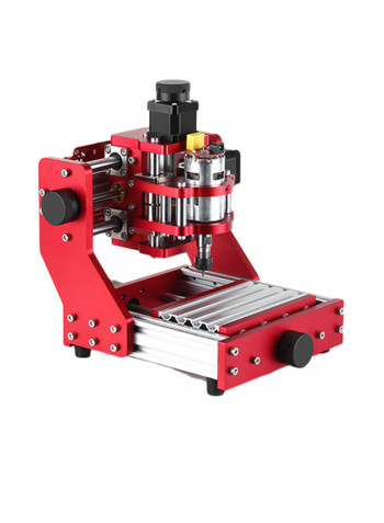 CNC Metal Engraving Milling Machine Red/Silver 44x18x25centimeter