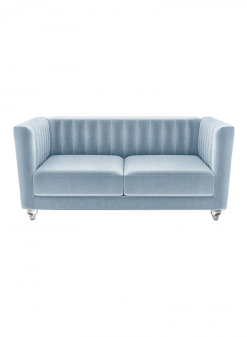 Catriona 2 Seater Fabric Sofa Light Blue