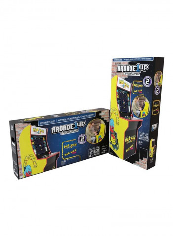 2-In-1 PAC-MAN Home Arcade Cabinet Game