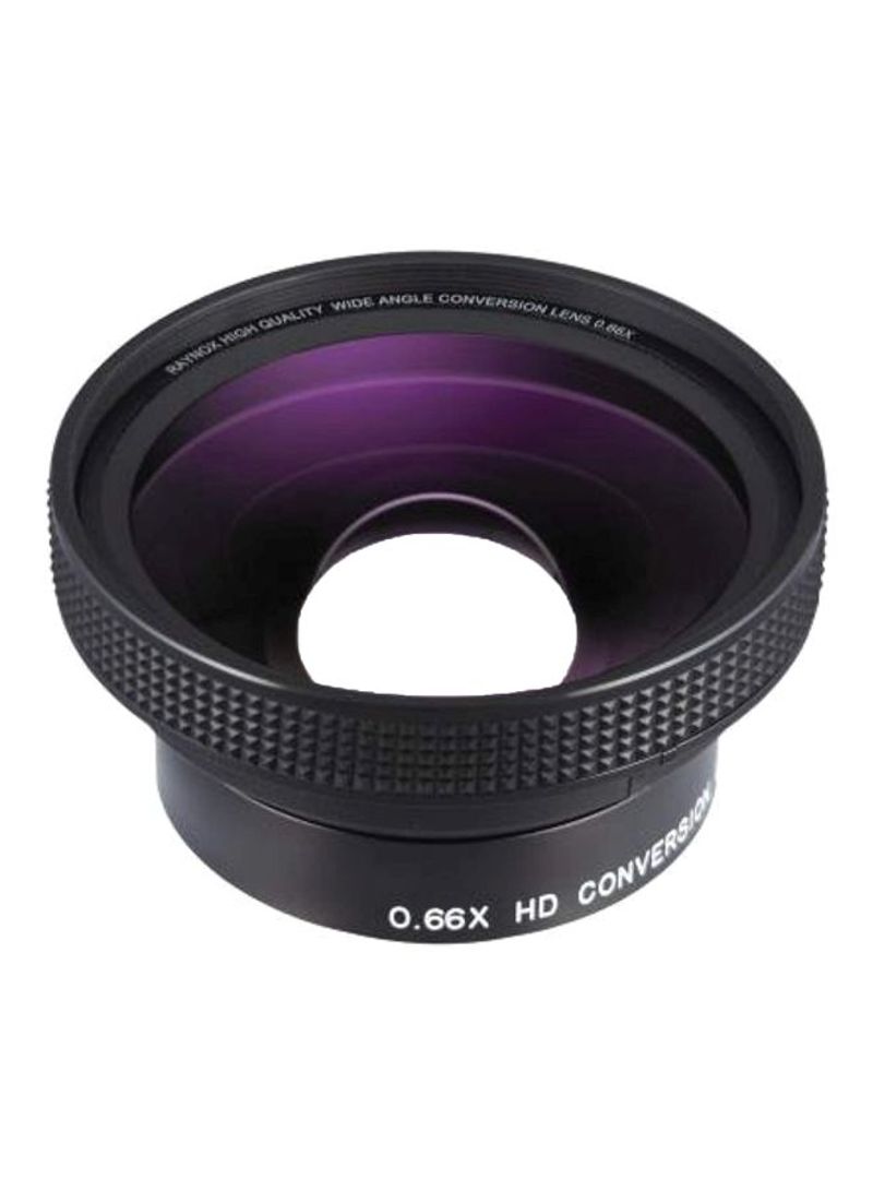 HD-6600PRO 58mm 0.66 Wide Angle Lens For Sony Black/Purple